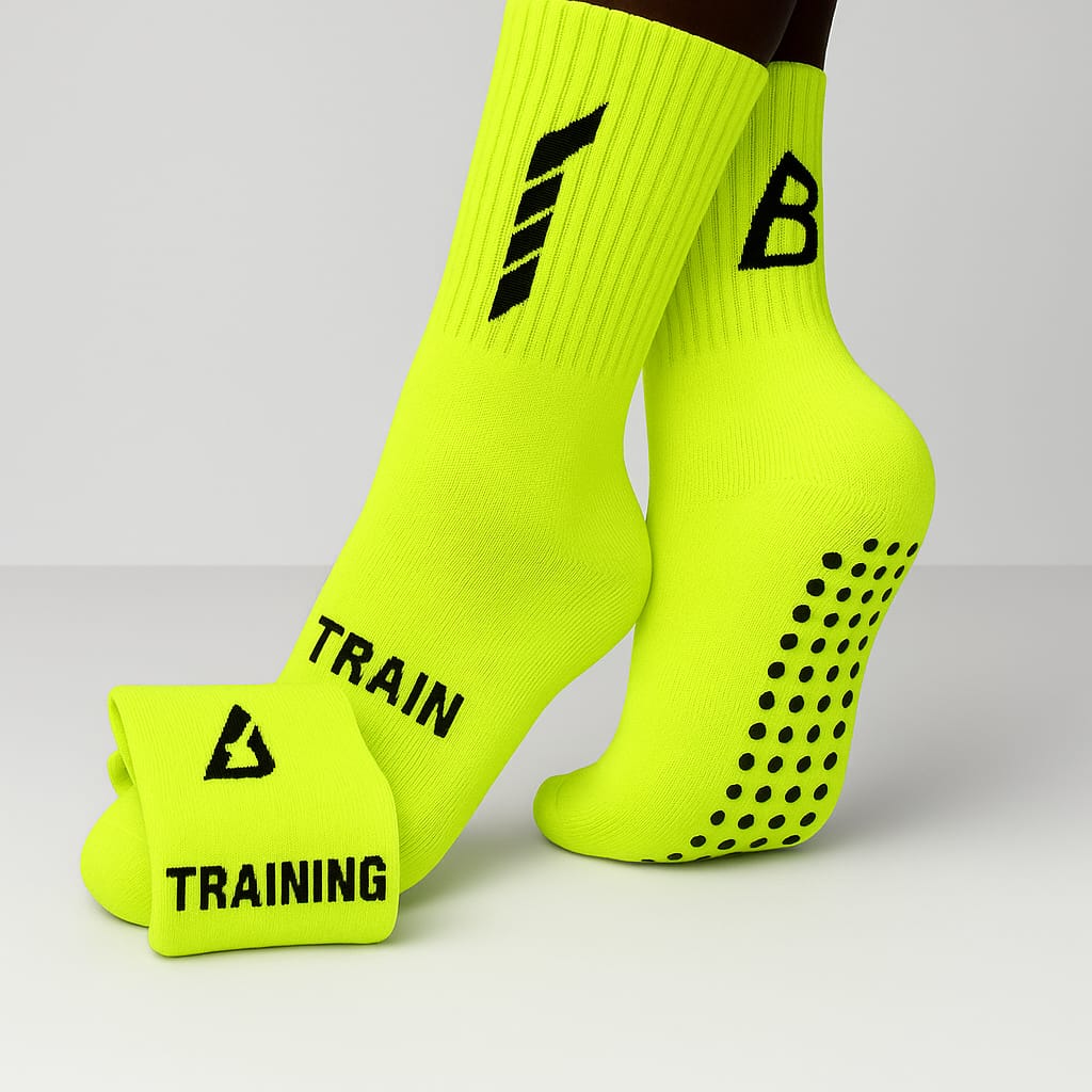 AthleZone Performance Grip Socks – 1 Pair, 5 Color Options for Sports & Training