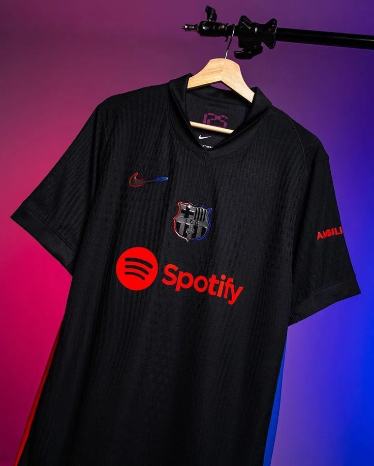 Barcelona Black Edition Jersey – Premium Sticker Print | Nike-Inspired Fanwear