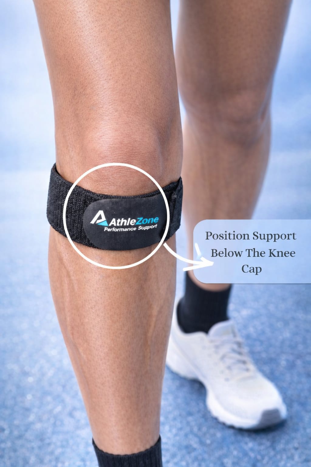 AthleZone Knee Support Strap for Gym, Running & Daily Activity