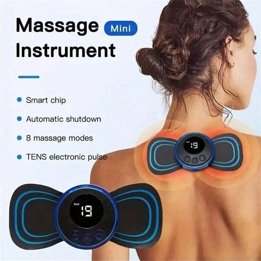Athlezone TENS Massager – 8 Modes, 19 Intensity Levels, Rechargeable EMS Therapy