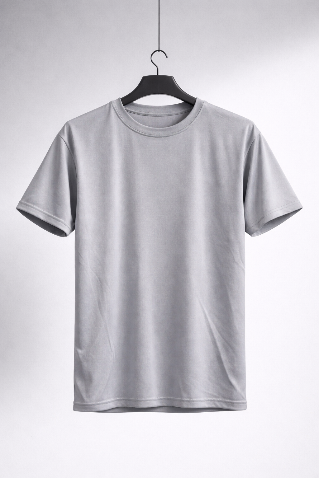 AthleZone Aerolight Pro Steel Grey T-Shirt – Lightweight Premium Gym Wear | Breathable Training Tee