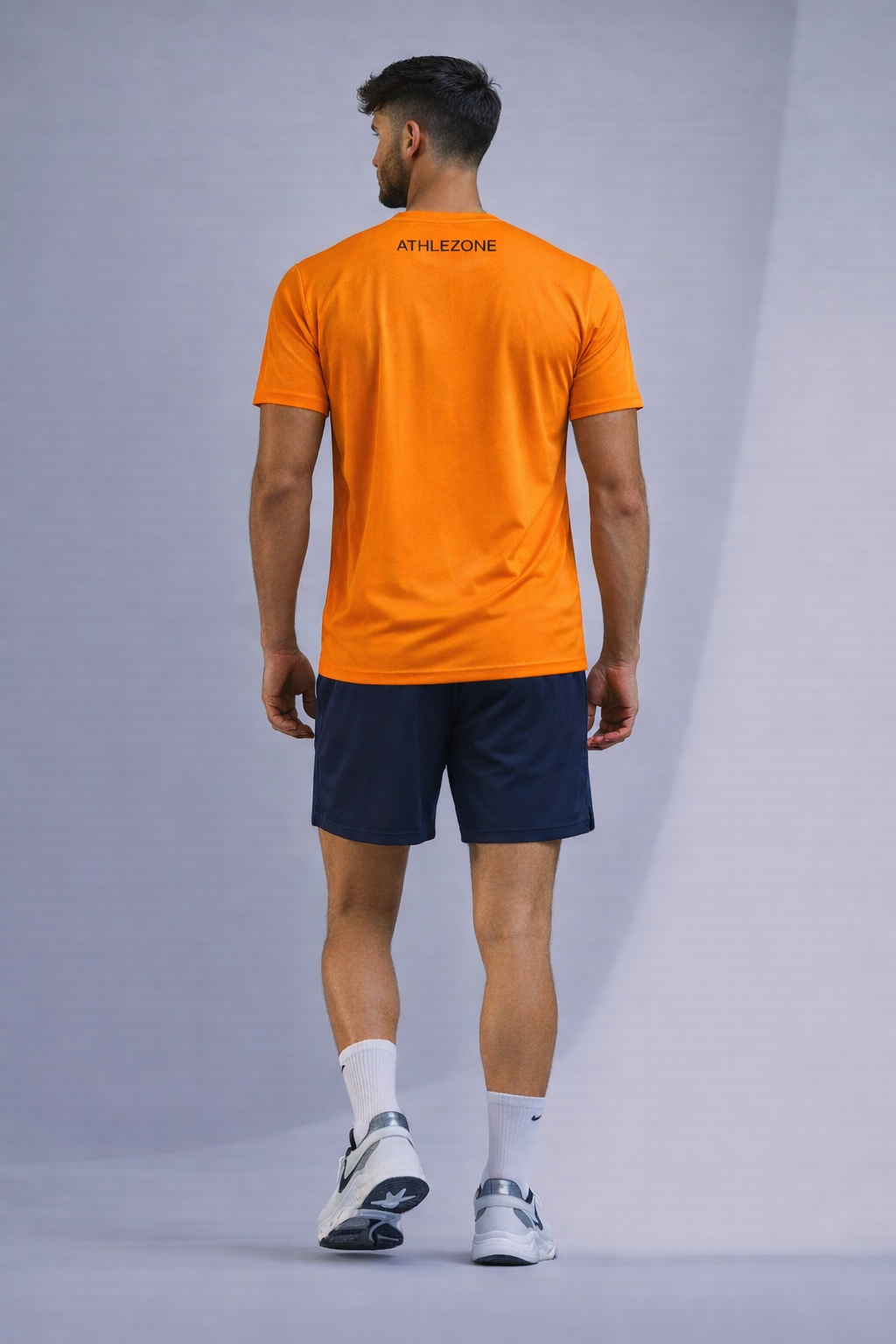 AthleZone Aerolight Pro Velocity Orange T-Shirt – Ultra-Lightweight Performance Gym Tee | Breathable Sportswear
