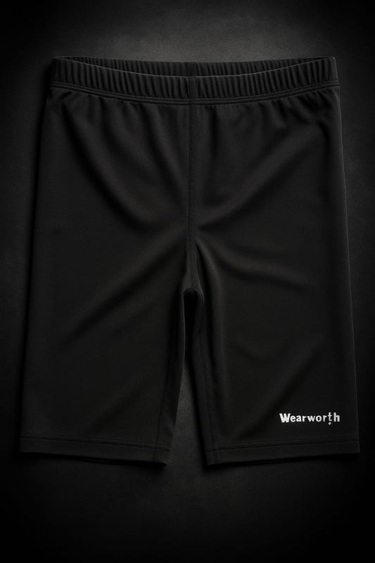 AthleZone Core Black Compression Shorts – Pure Power, Zero Distractions