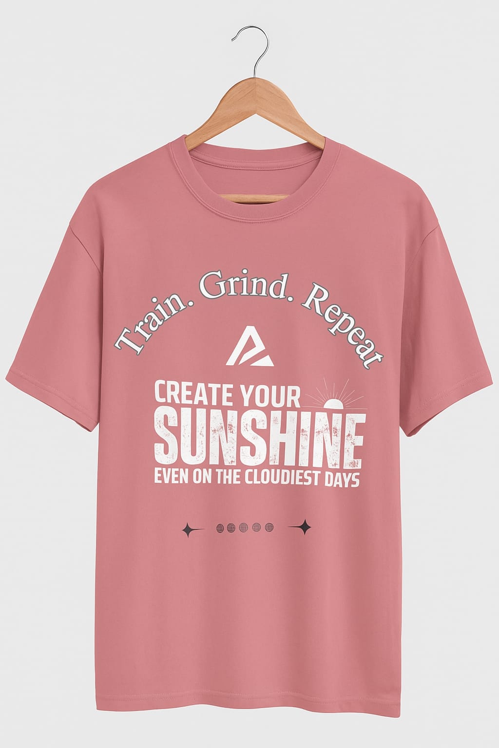 AthleZone Oversized Motivation Tee – Built for the Hustle, Styled for Life