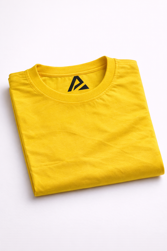 AthleZone Aerolight Pro Energy Yellow T-Shirt – Lightweight Performance Gym Wear | Breathable Sports Tee
