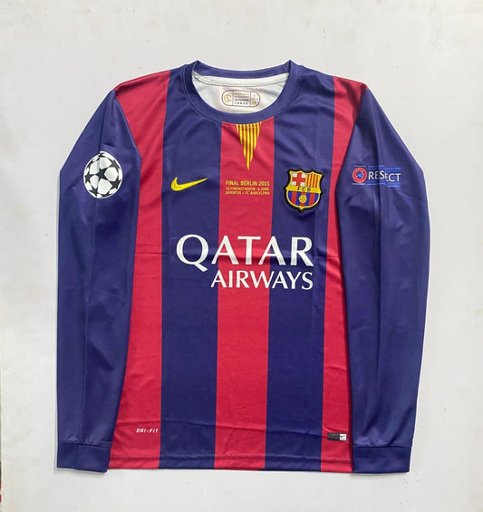FC Barcelona 2015 Berlin UCL Final Jersey – Treble Winning Edition