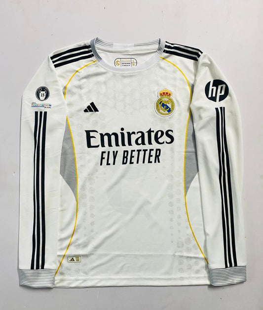 Real Madrid 2023/24 UCL Home Jersey – 15-Time Champions Edition