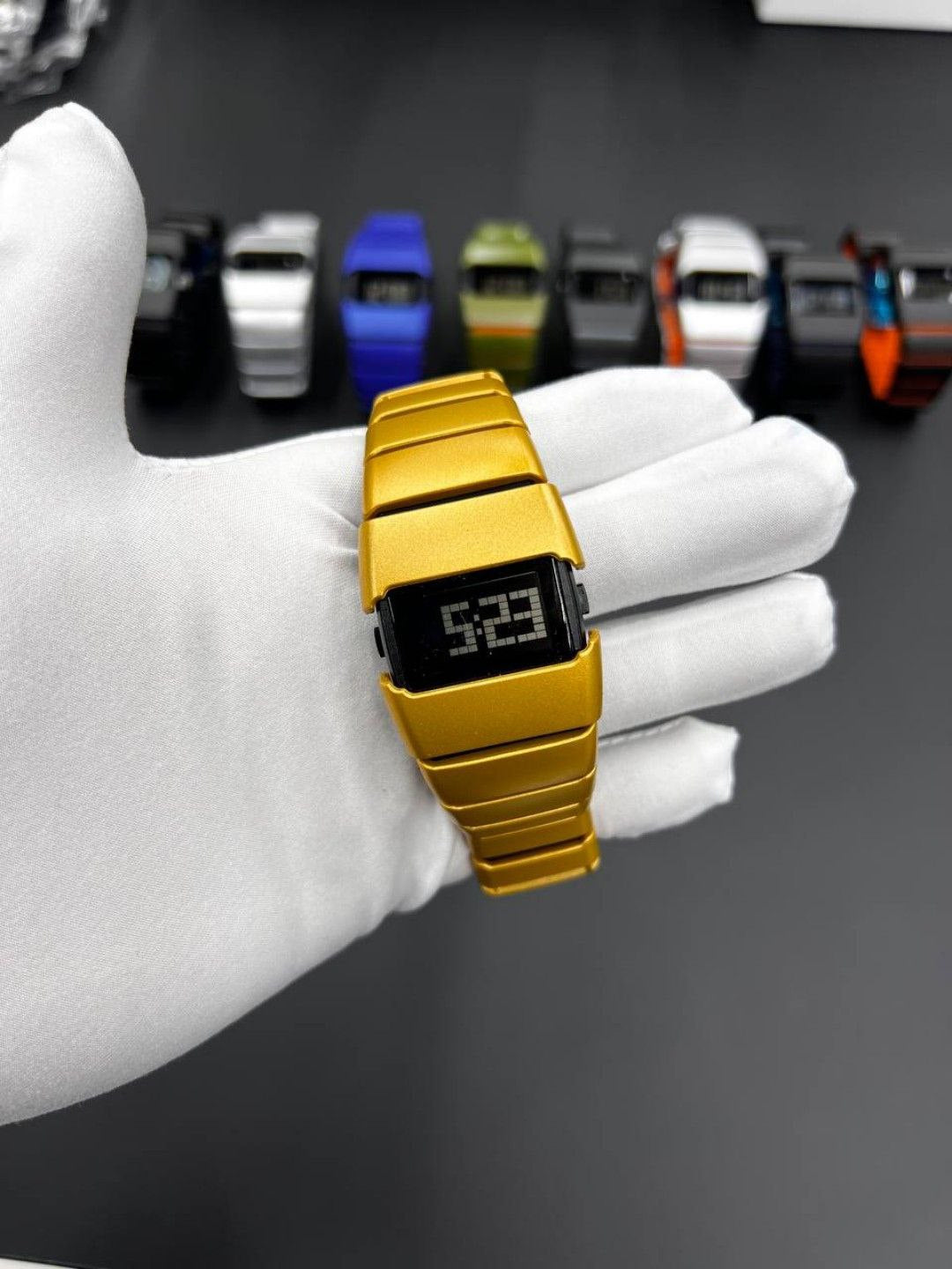 Premium Digital Sport Watch – Golden | AthleZone