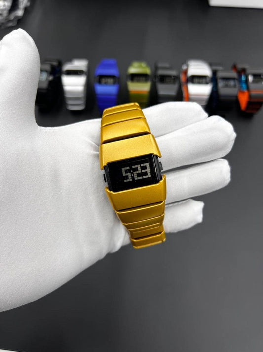 Premium Digital Sport Watch – Golden | AthleZone