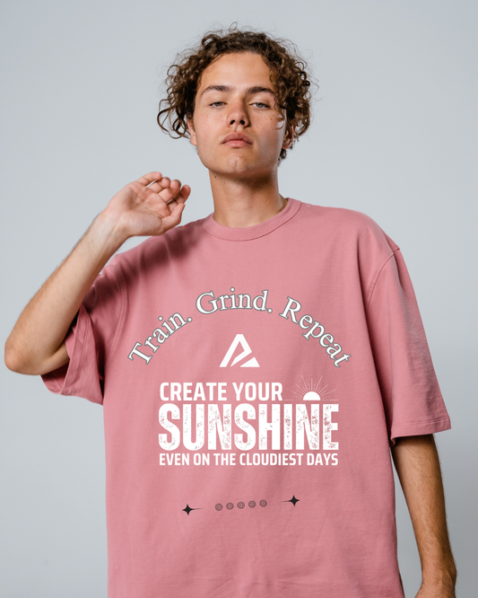 AthleZone Oversized Motivation Tee – Built for the Hustle, Styled for Life