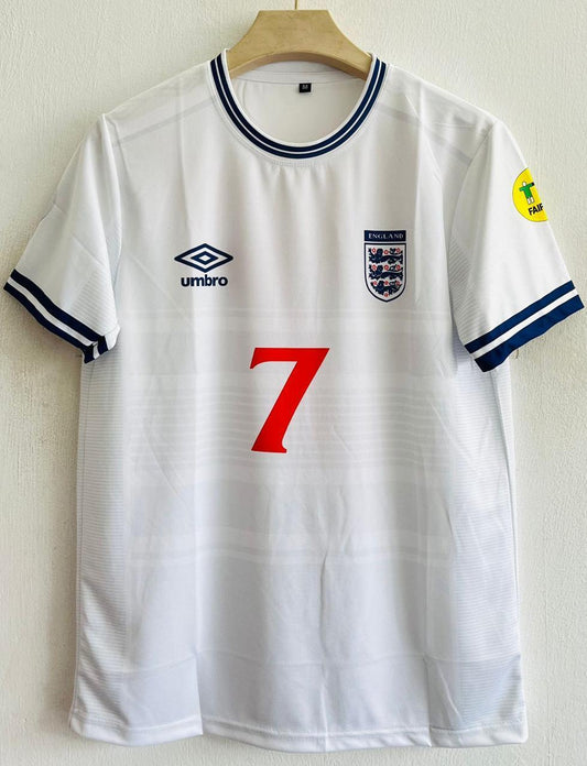 England Premium White Jersey – Three Lions Edition | Elite Fanwear – AthleZone