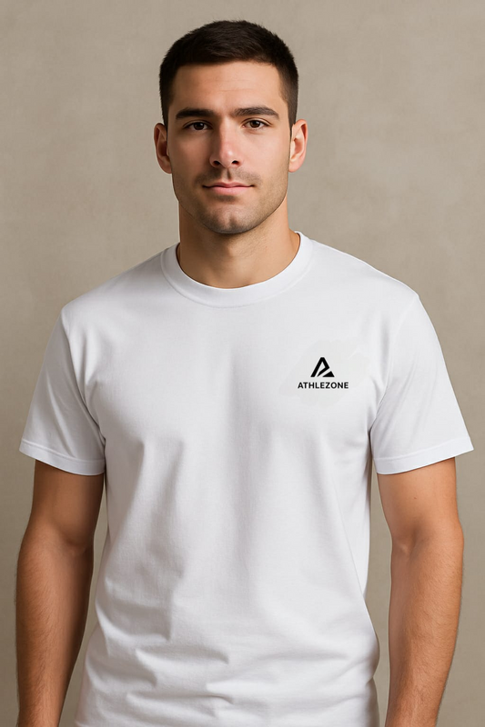 AthleZone Premium Plain T-Shirt – Timeless Comfort, Everyday Style